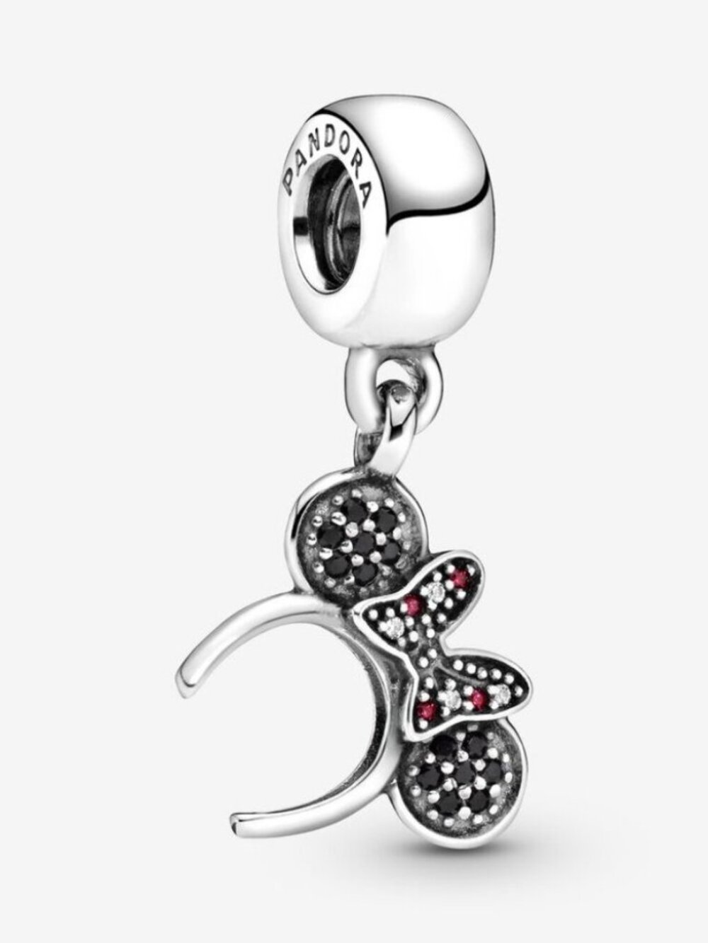 Pandora Minnie Mouse Pavé Headband Dangle Charm